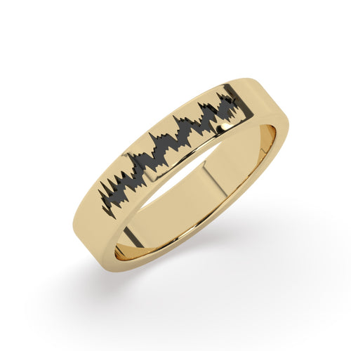5mm Hand Carved Geo Band – Marrow Fine